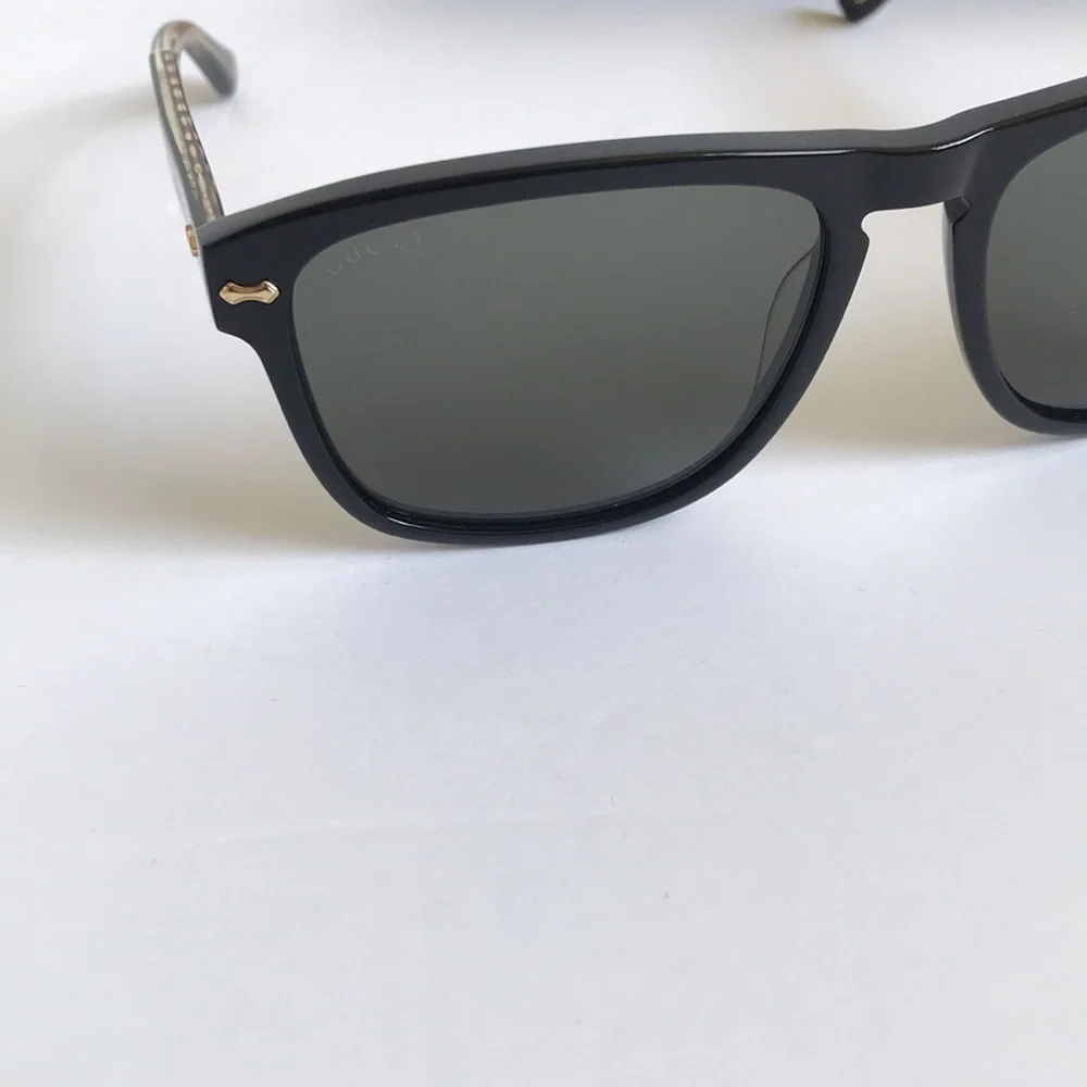 Gucci Gg0911s 001 Men's Black Sunglasses - Classic Square Frame